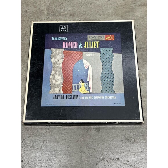 RCA Victor 45 RPM set Alexander Brailowsky performing Chopin Piano Concerto VTG - Picture 1 of 2